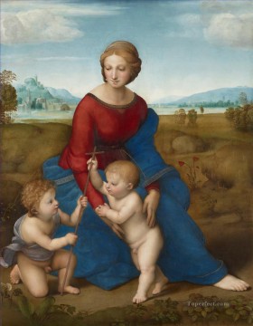 100 Great Art Painting - Raffael Madonna of the Meadow